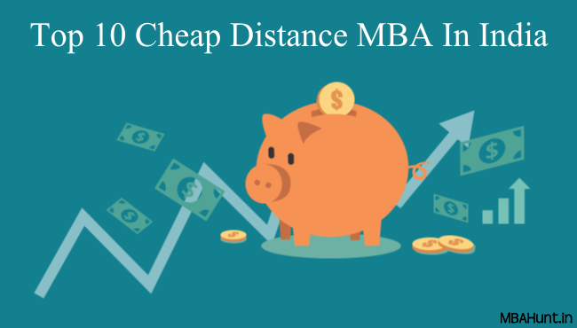 Top 10 Cheap Distance MBA in India