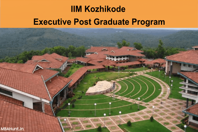 IIM Kozhikode EPGP Program