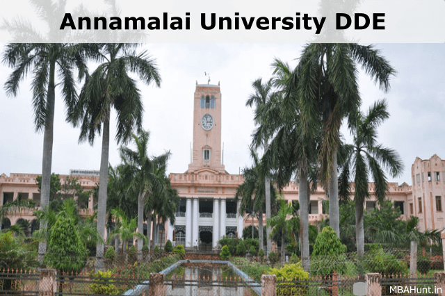 Annamalai University DDE