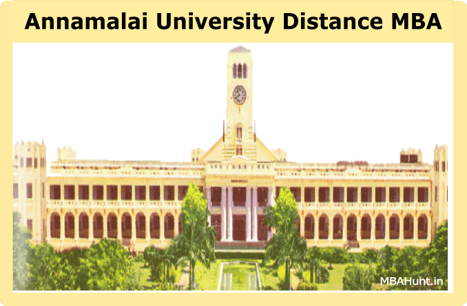 Annamalai University Distance MBA 1